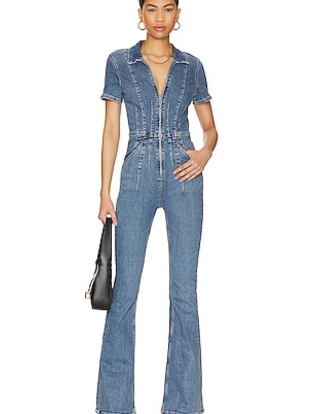 Free People We The Free Jayde Flare Jumpsuit in a medium. NWT